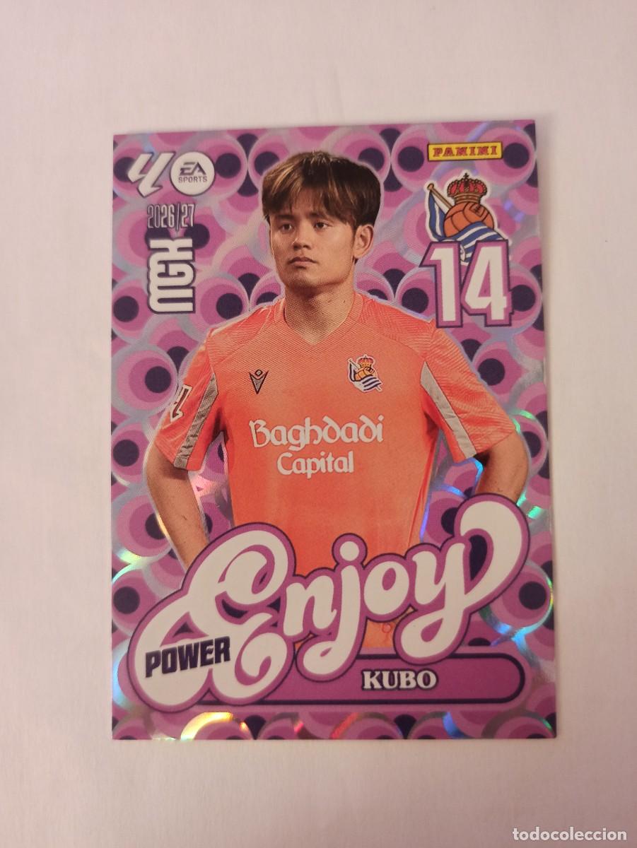 Cromos de f&uacute;tbol: Kubo n &deg; 384P 384 P - R. Sociedad - Enjoy Power - MEGACRACKS - 2026 2027 26 27 - MGK