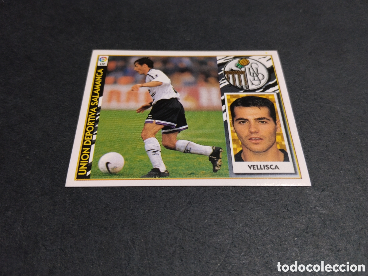Cromos de f&uacute;tbol: Cromo futbol Union Deportiva Salamanca 97-98 Vellisca