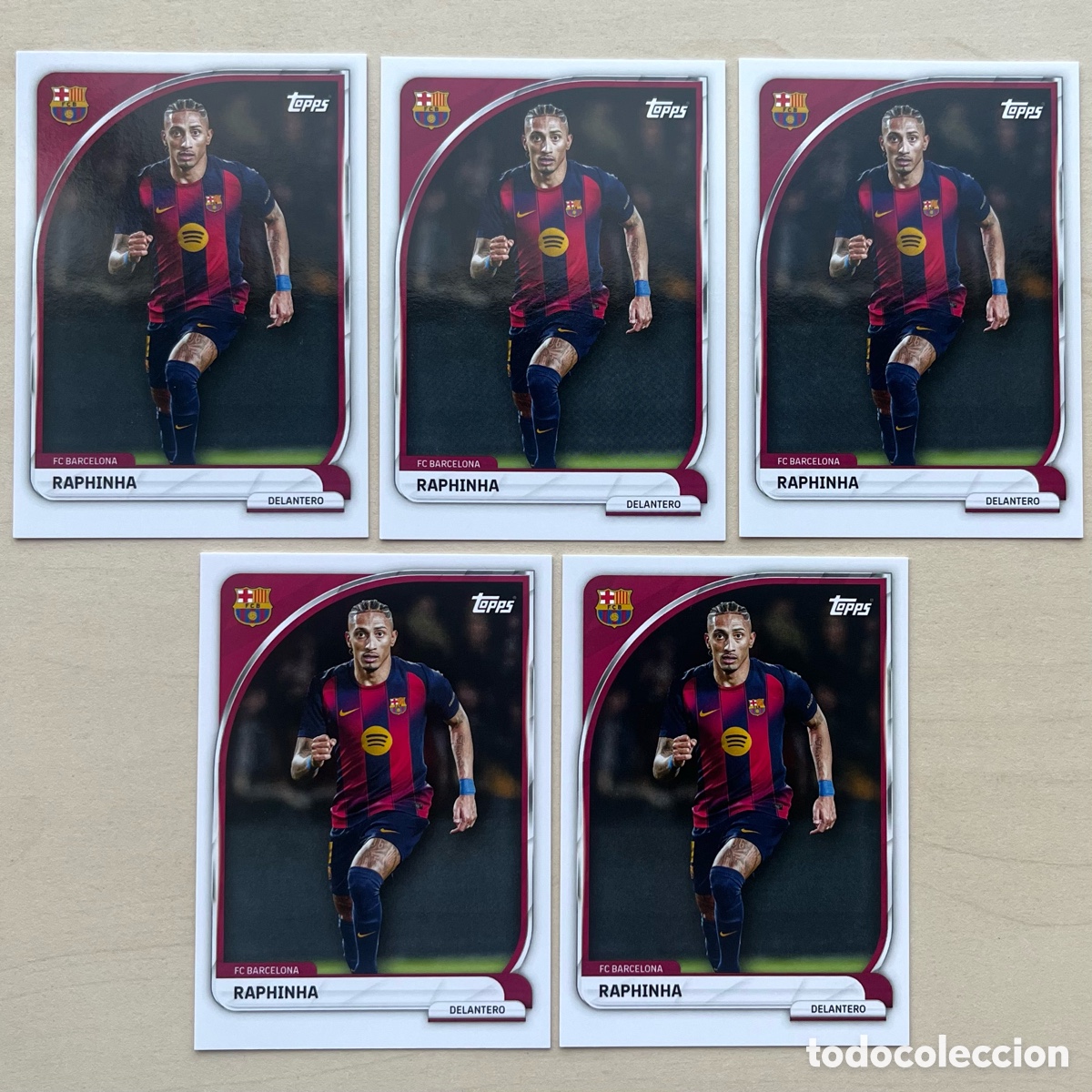 Cromos de Futebol: Lote 5 Raphinha FC Barcelona Tin 2025-26