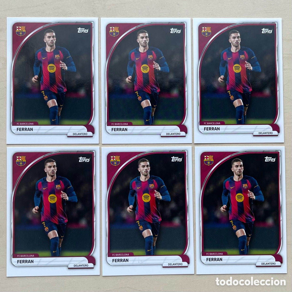 Fu&szlig;ball-Sticker: Lote 6 Ferran Torres FC Barcelona Tin 2025-26