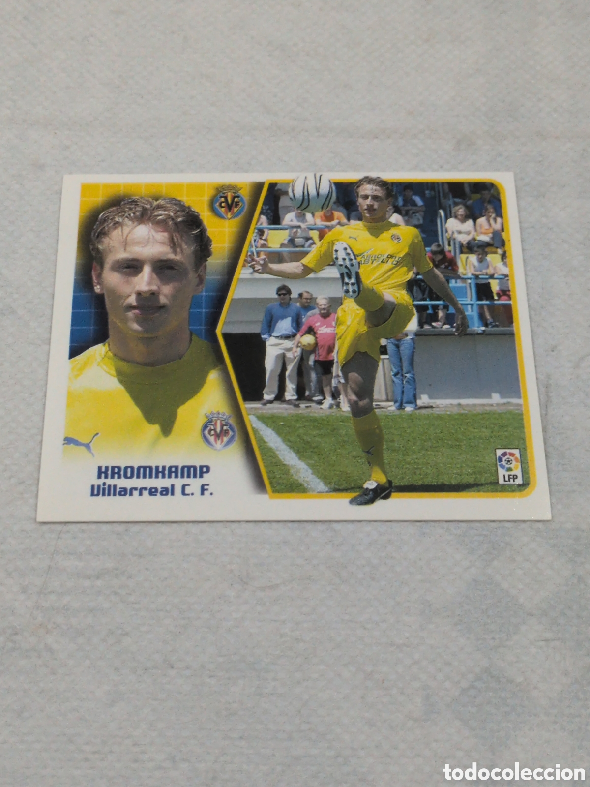 Fu&szlig;ball-Sticker: KROMKAMP VILLARREAL COLOCA LIGA ESTE 2005/06 05 06 NUNCA PEGADO SIN PEGAR