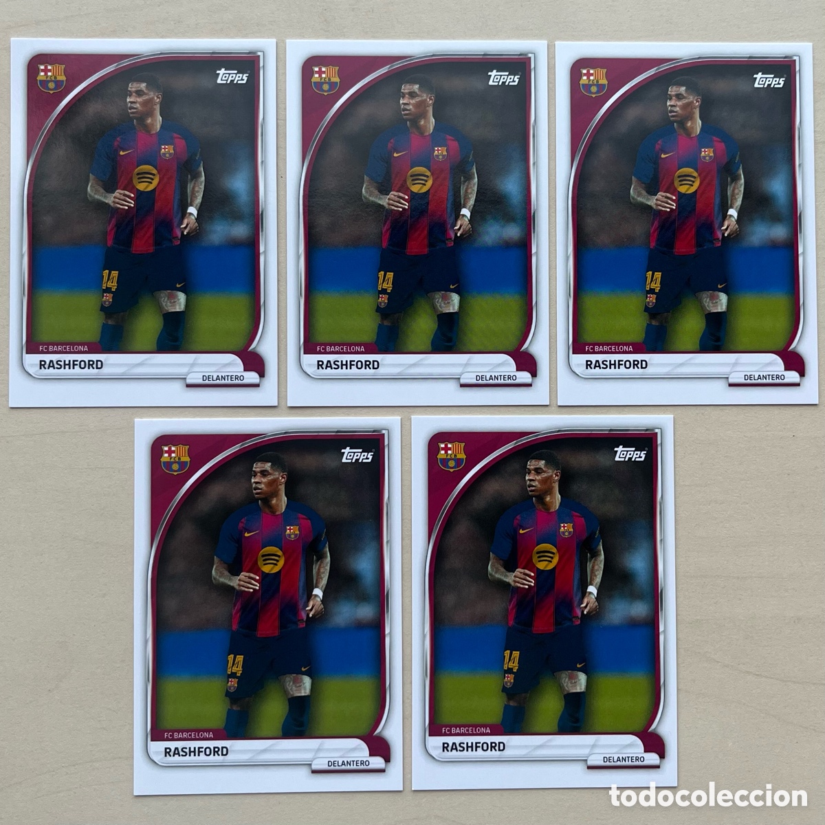 Fu&szlig;ball-Sticker: Lote 5 Rashford FC Barcelona Tin 2025-26