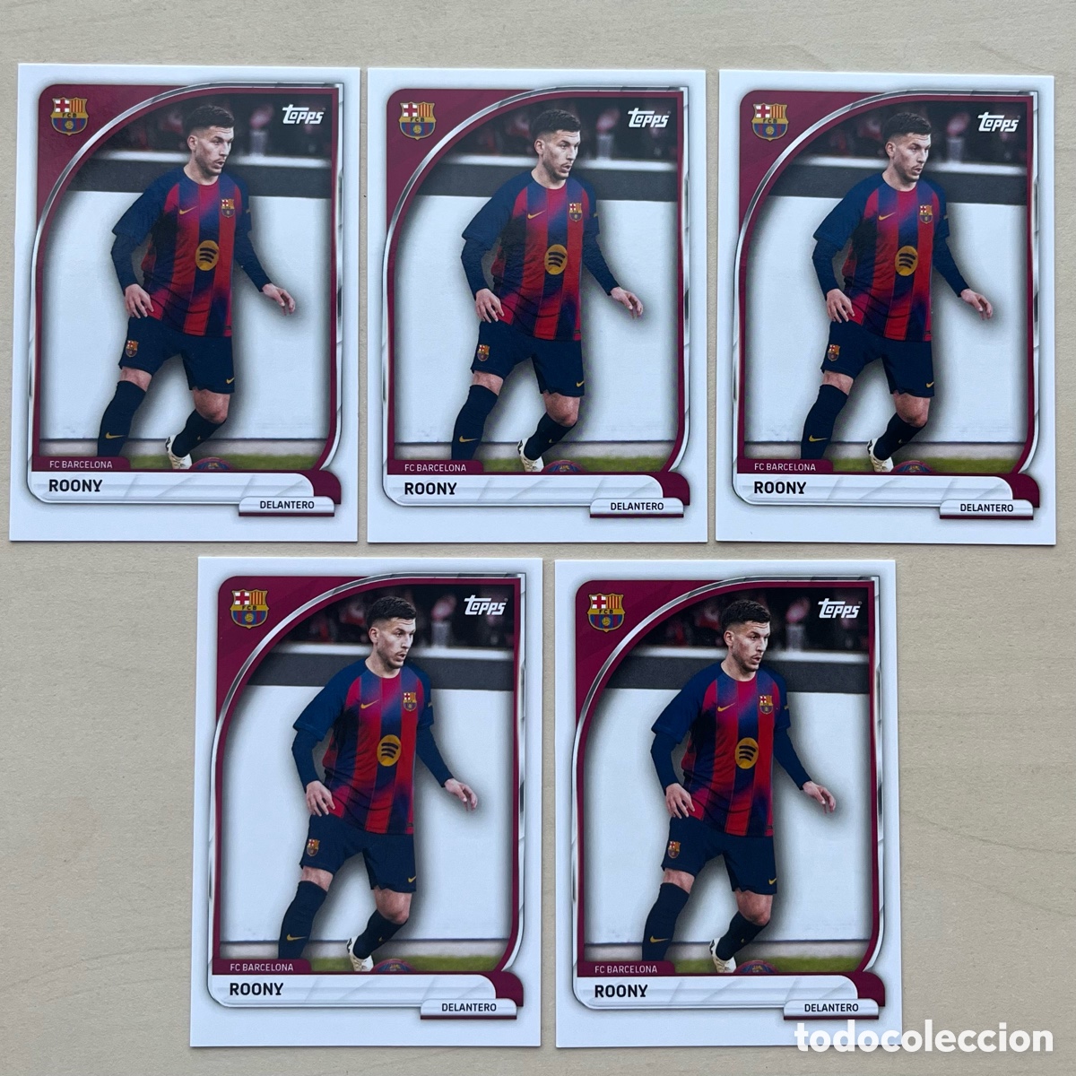Fu&szlig;ball-Sticker: Lote 5 Roony FC Barcelona Tin 2025-26