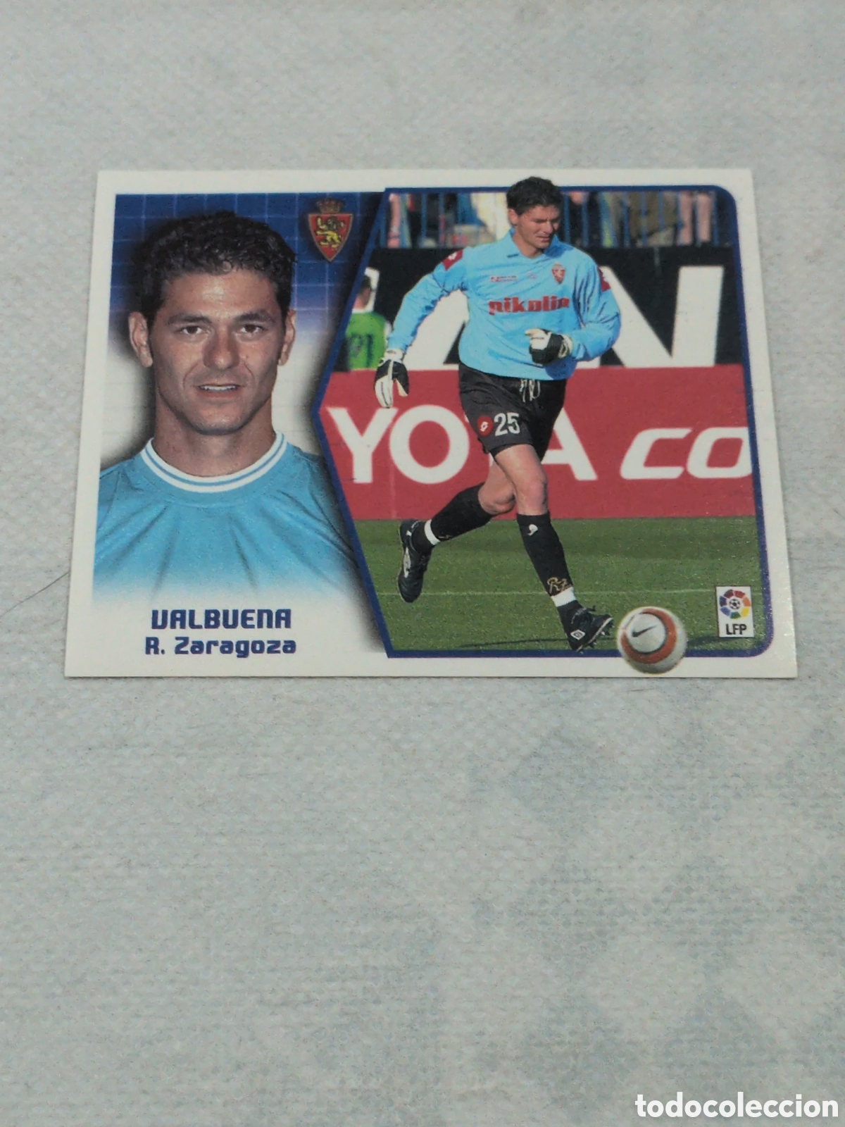 Fu&szlig;ball-Sticker: VALBUENA ZARAGOZA COLOCA LIGA ESTE 2005/06 05 06 NUNCA PEGADO SIN PEGAR