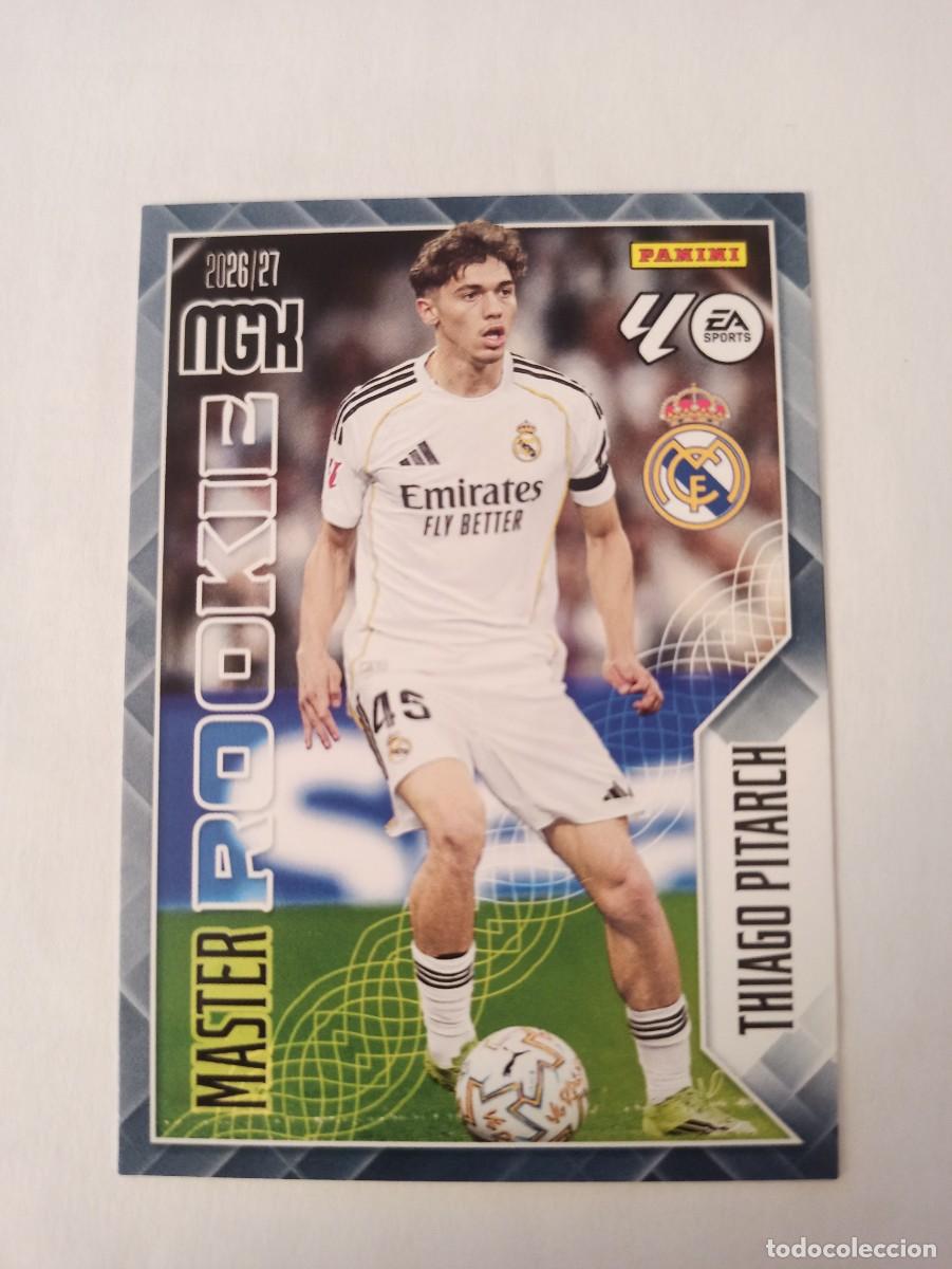 Fu&szlig;ball-Sticker: Thiago Pitarch n &deg; 419 - R. Madrid - Master Rookie - MEGACRACKS - 2026 2027 26 27 - MGK