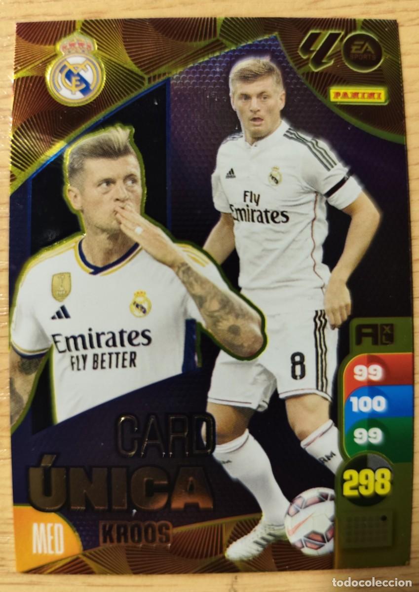 Fu&szlig;ball-Sticker: CARD FOOTBALL KROOS REAL MADRID CARD UNICA PANINI LIGA ADRENALYN XL 2024 2025 24 25 ⚽