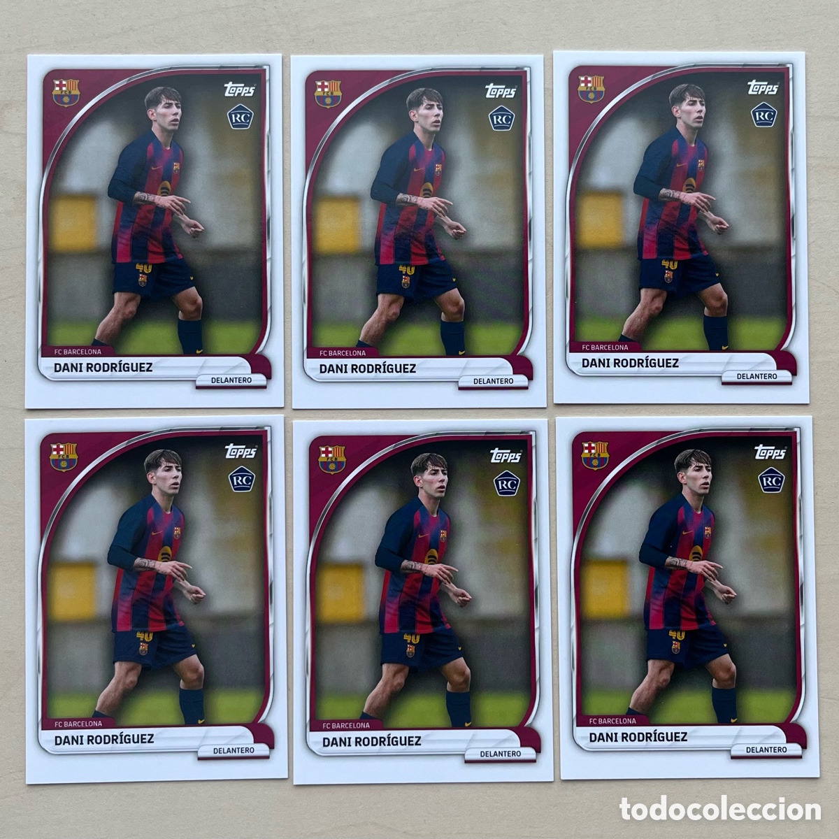 Fu&szlig;ball-Sticker: Lote 6 Dani Rodr&iacute;guez Rookie FC Barcelona Tin 2025-26