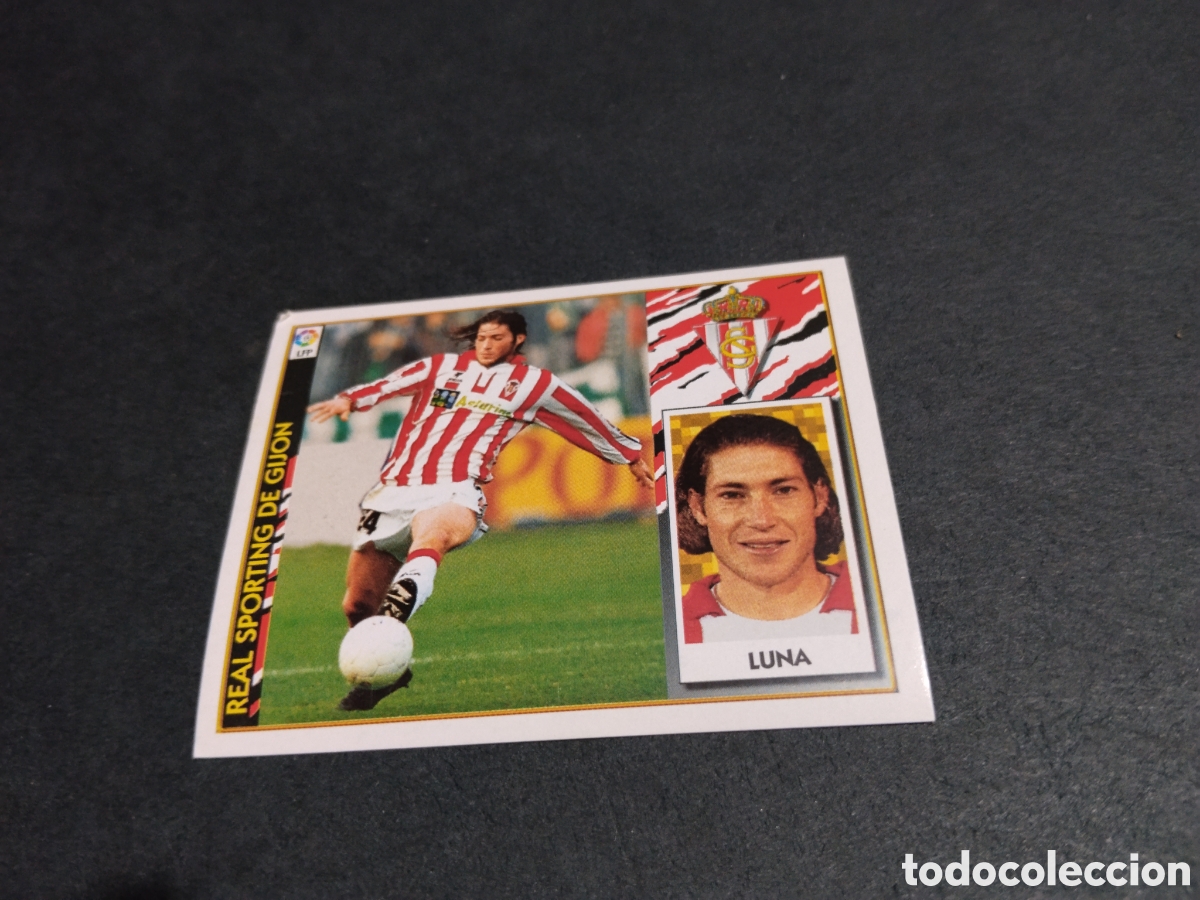 Cromos de Futebol: Cromo futbol Real Sporting de Gij&oacute;n 97-98 Luna