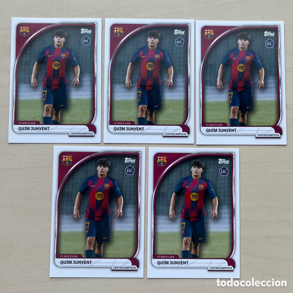 Cromos de Futebol: Lote 5 Quim Junyent Rookie FC Barcelona Tin 2025-26