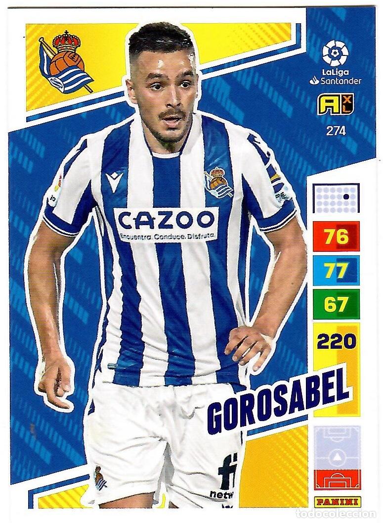 Cromos de Futebol: Gorosabel (R. Sociedad), n&ordm; 274: Cromo del album de futbol Adrenalyn 2022-23