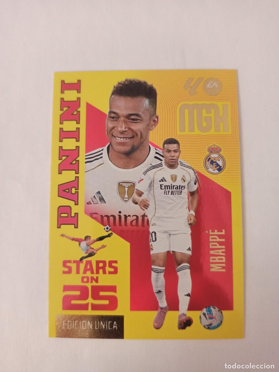 Cromos de f&uacute;tbol: Mbappe n &deg; 450 - R. Madrid - STARS ON 25 EDICI&Oacute;N &Uacute;NICA - MEGACRACKS - 2026 2027 26 27 - MGK