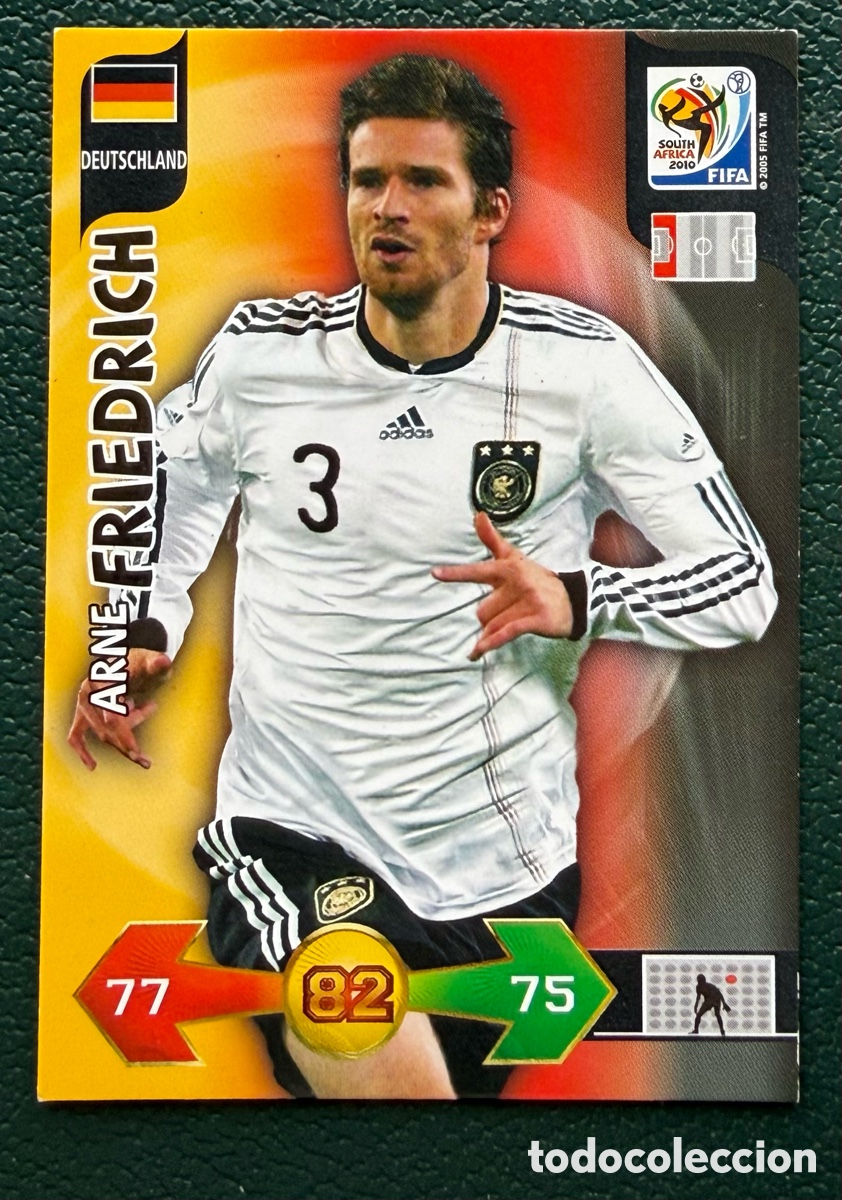 Cromos de Futebol: ARNE FRIEDRICH ALEMANIA FICHAS ALBUM ADRENALYN XL MUNDIAL SOUTH AFRICA 2010