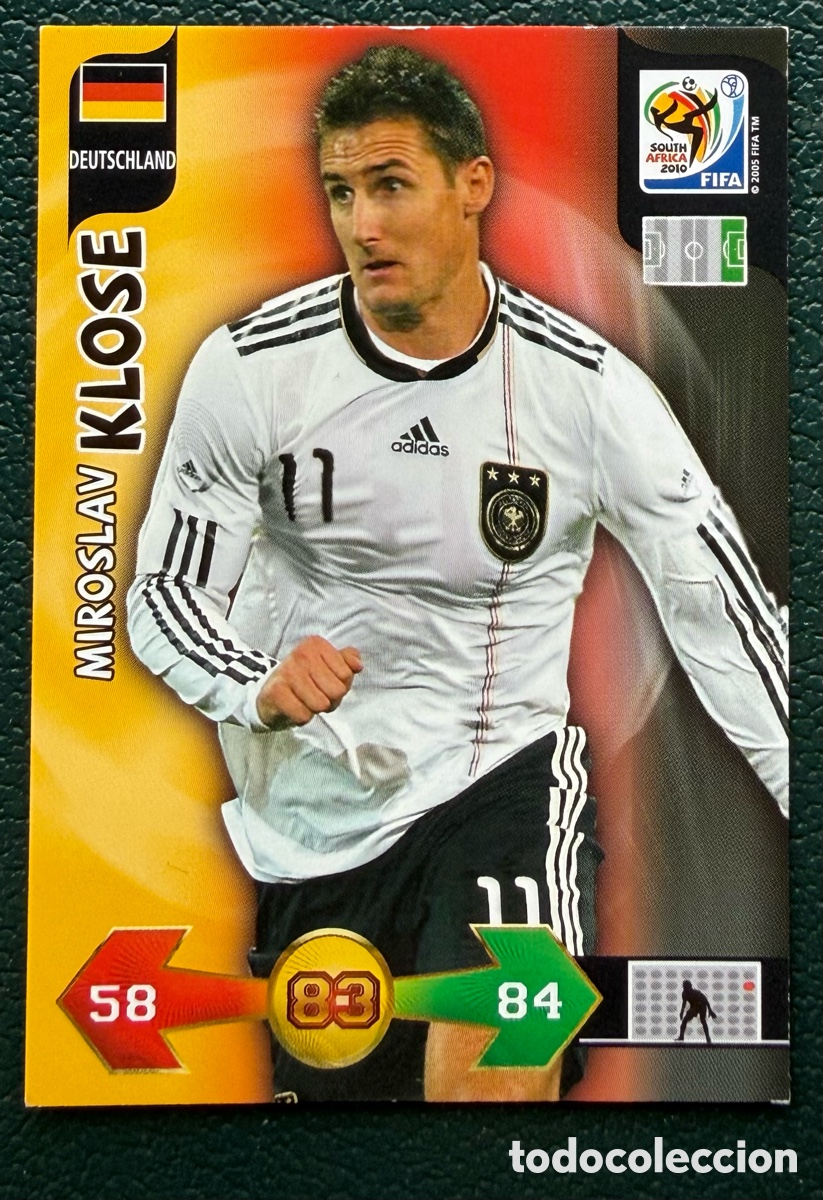 Cromos de Futebol: MIROSLAV KLOSE ALEMANIA FICHAS ALBUM ADRENALYN XL MUNDIAL SOUTH AFRICA 2010