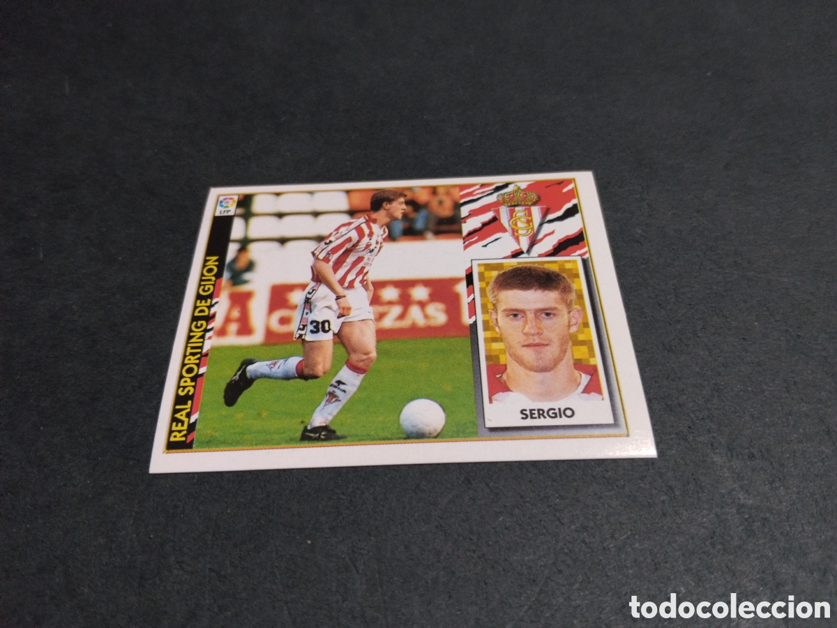 Cromos de f&uacute;tbol: Cromo futbol Real Sporting de Gij&oacute;n 97-98 Sergio