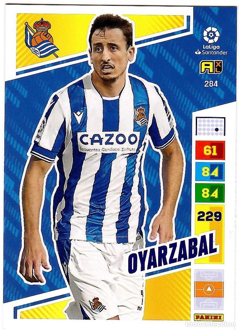 Football Stickers: Oyarzabal (R. Sociedad), n&ordm; 284: Cromo del album de futbol Adrenalyn 2022-23