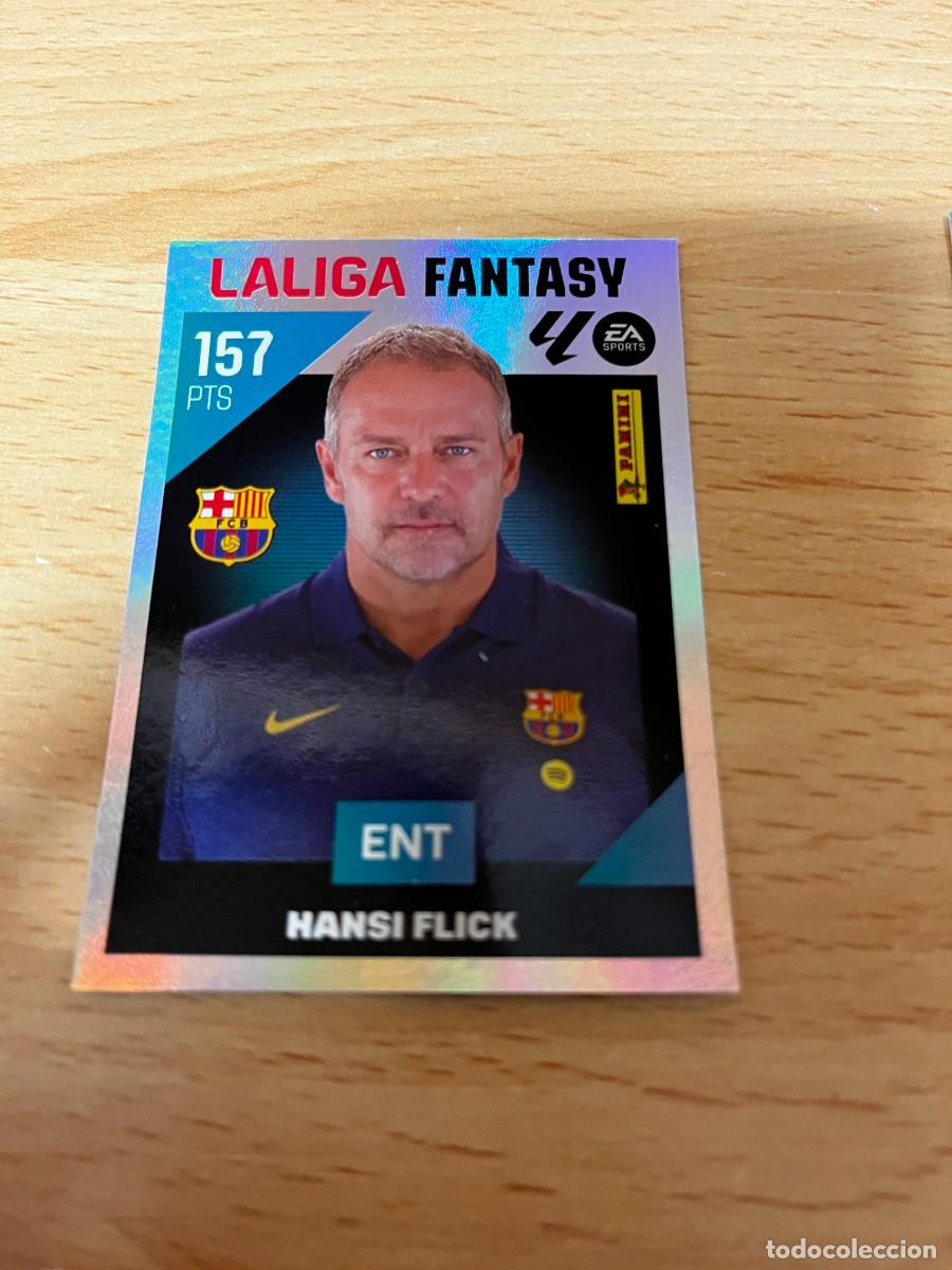 Cromos de f&uacute;tbol: LIGA ESTE 2026 2027 26 27 PANINI N&ordm; 1 HANSI FLICK BARCELONA LALIGA FANTASY