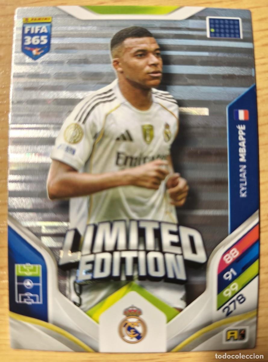 Cromos de f&uacute;tbol: CARD FOOTBALL MBAPPE REAL MADRID LIMITED EDITION FIFA 365 2026 ADRELANYN XL PANINI