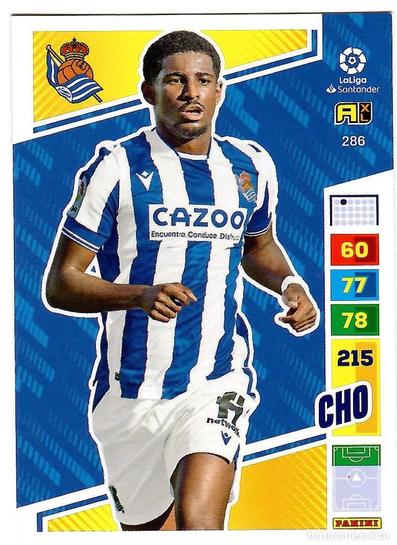 Cromos de Futebol: Cho (R. Sociedad), n&ordm; 286: Cromo del album de futbol Adrenalyn 2022-23