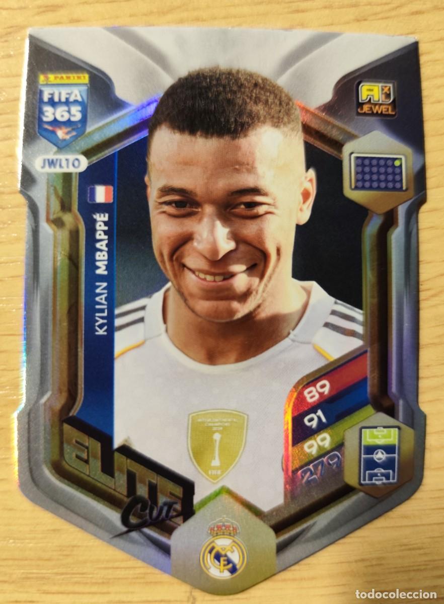 Figurine di Calcio: CARD FOOTBALL ADRENALYN XL FIFA 365 2026 CARD ELITE CUT MBAPPE REAL MADRID JWL10 PANINI