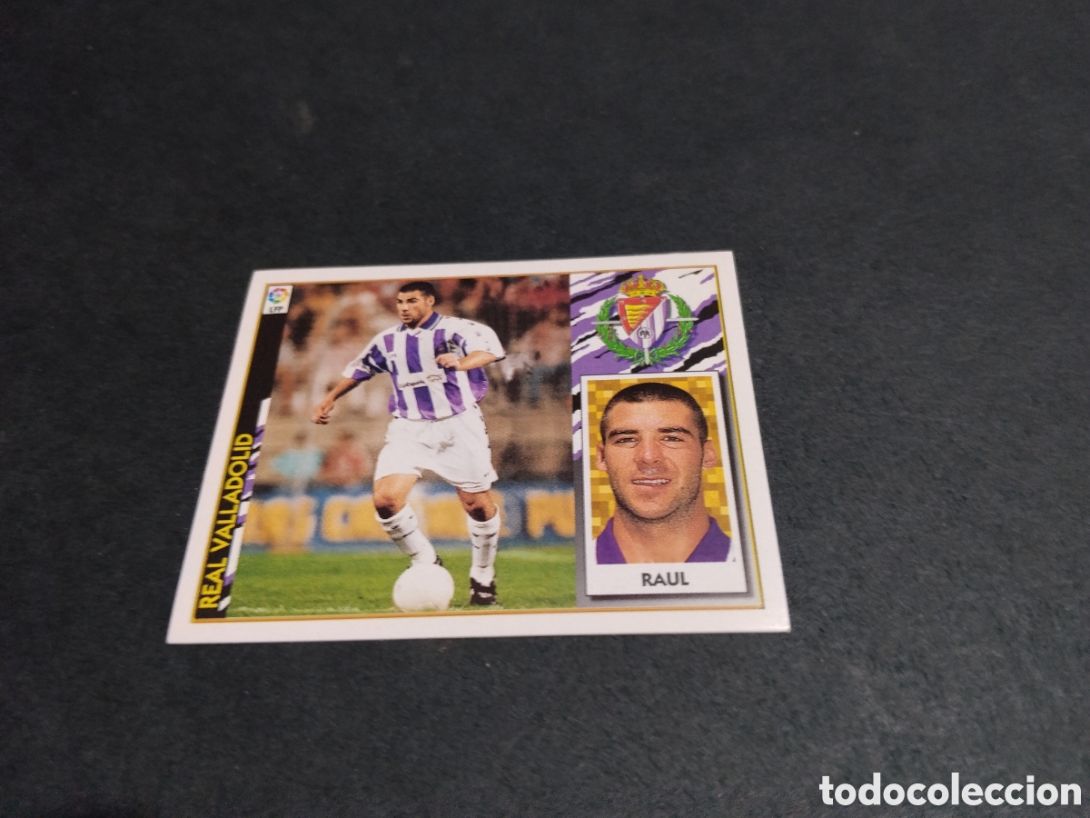 Cromos de f&uacute;tbol: Cromo futbol Real Valladolid 97-98 Ra&uacute;l