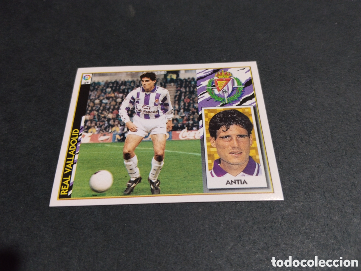 Cromos de f&uacute;tbol: Cromo futbol Real Valladolid 97-98 Antia