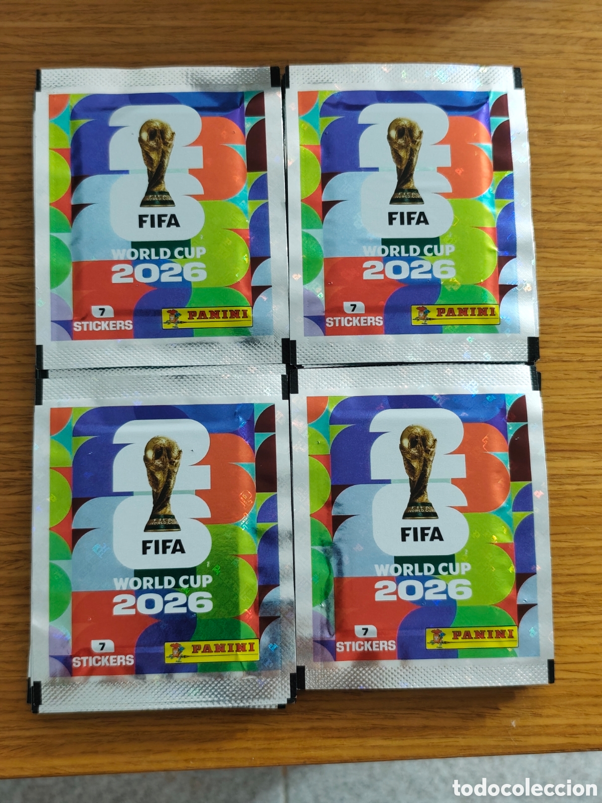 Cromos de f&uacute;tbol: Lote 40 sobres Panini Mundial 2026