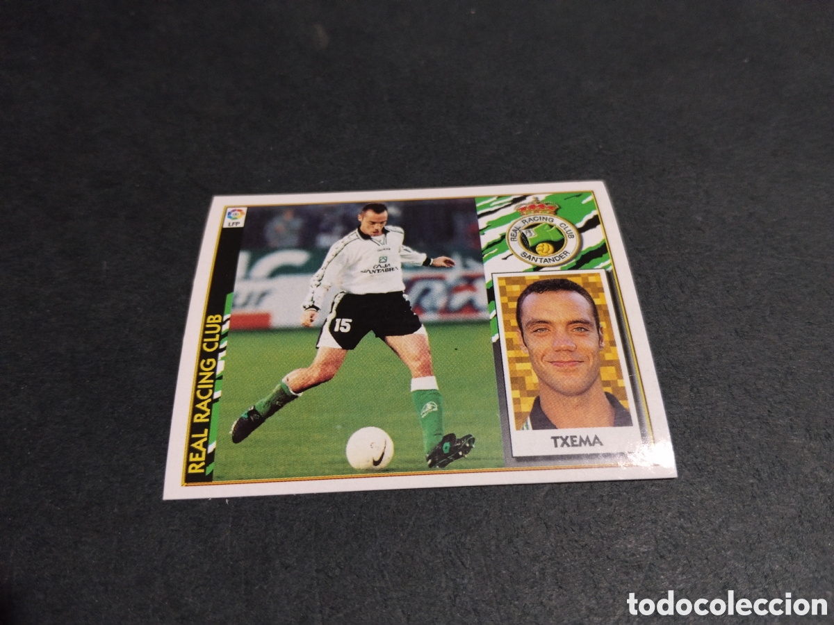 Cromos de f&uacute;tbol: Cromo futbol Real Racing Santander 97-98 Txema