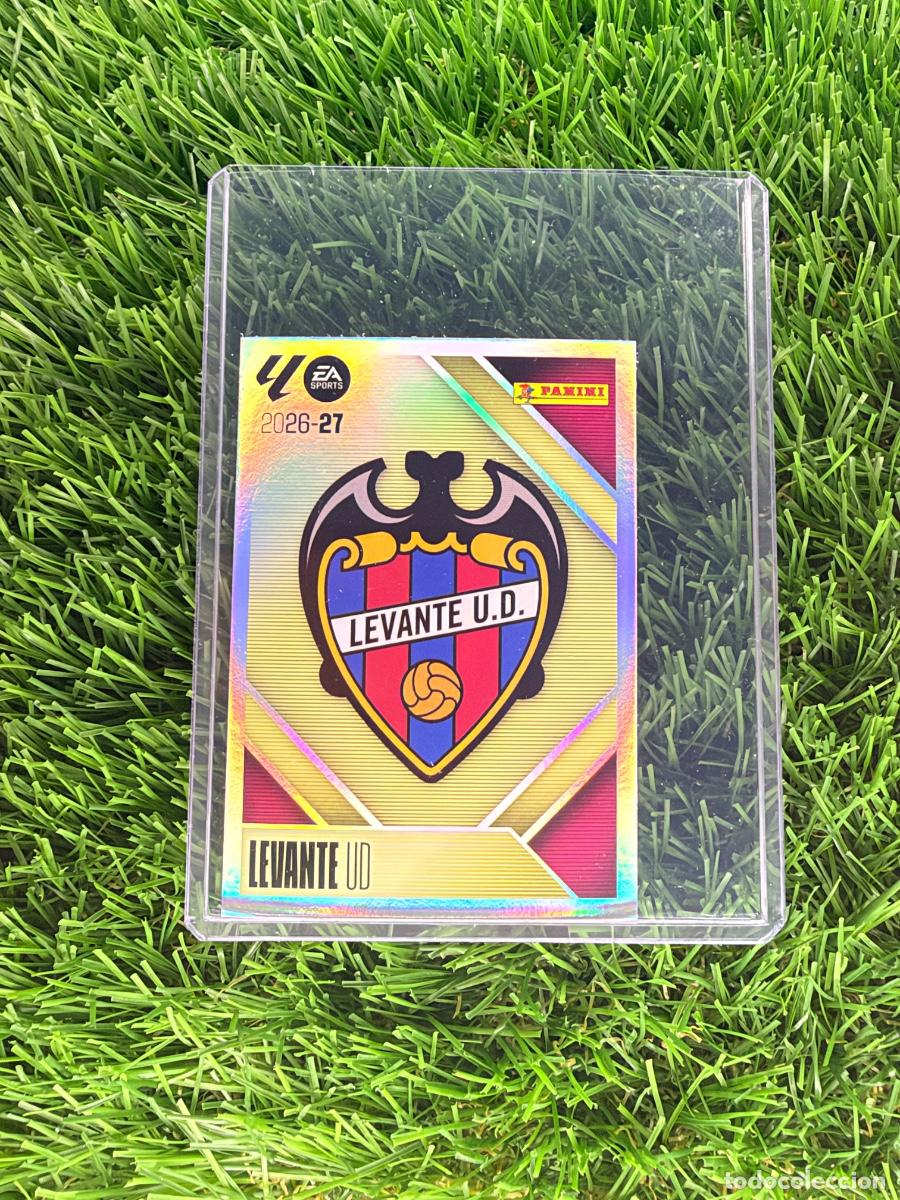 Cromos de f&uacute;tbol: N&ordm; 1 Escudo Levante UD Liga Este 26 27