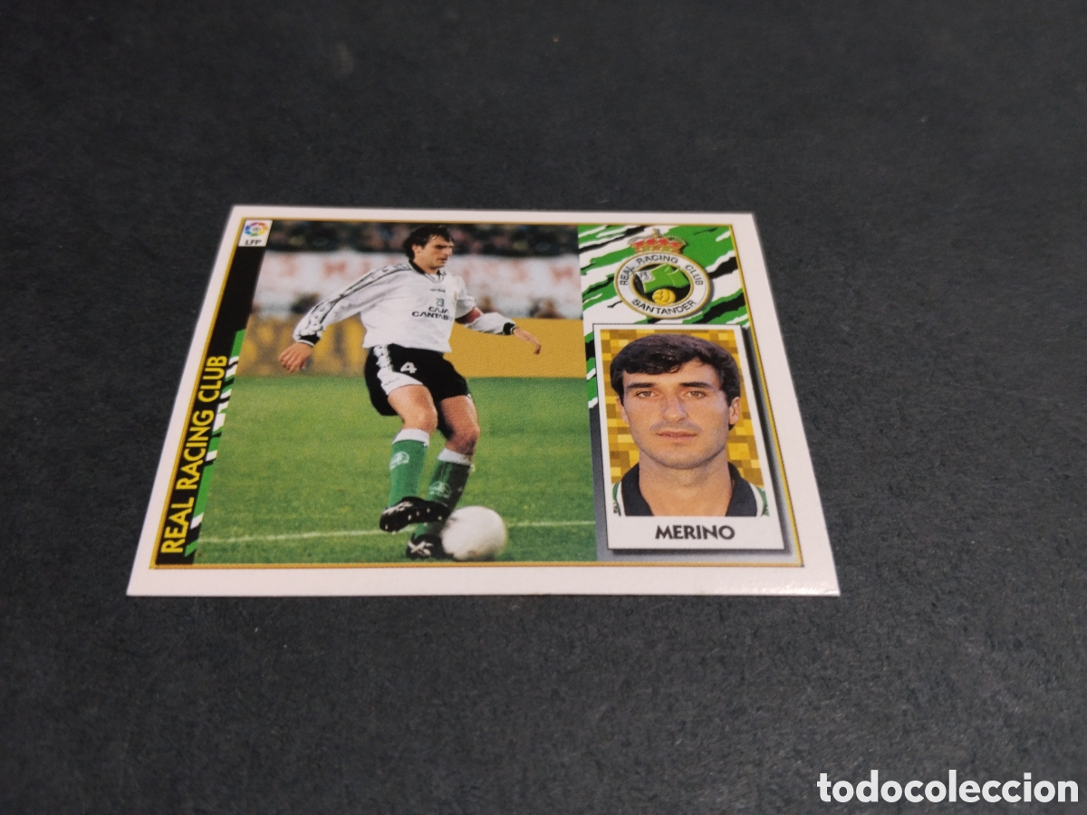 Cromos de f&uacute;tbol: Cromo futbol Real Club Santander 97-98 Merino