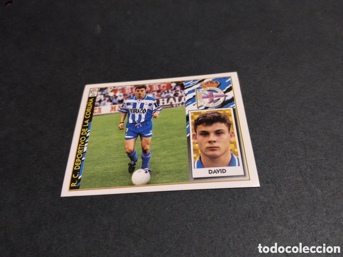 Cartes &agrave; collectionner de Football: Cromo futbol deportivo de la Coru&ntilde;a 97-98 David