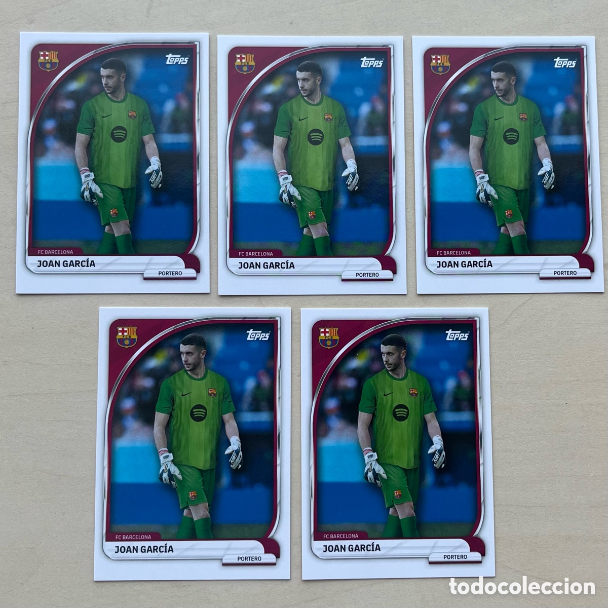 Cromos de f&uacute;tbol: Lote 5 Joan Garc&iacute;a FC Barcelona 2025-26