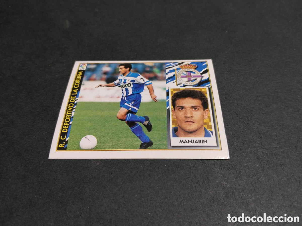 Cartes &agrave; collectionner de Football: Cromo futbol Deportivo de la Coru&ntilde;a 97+98 Manjarin