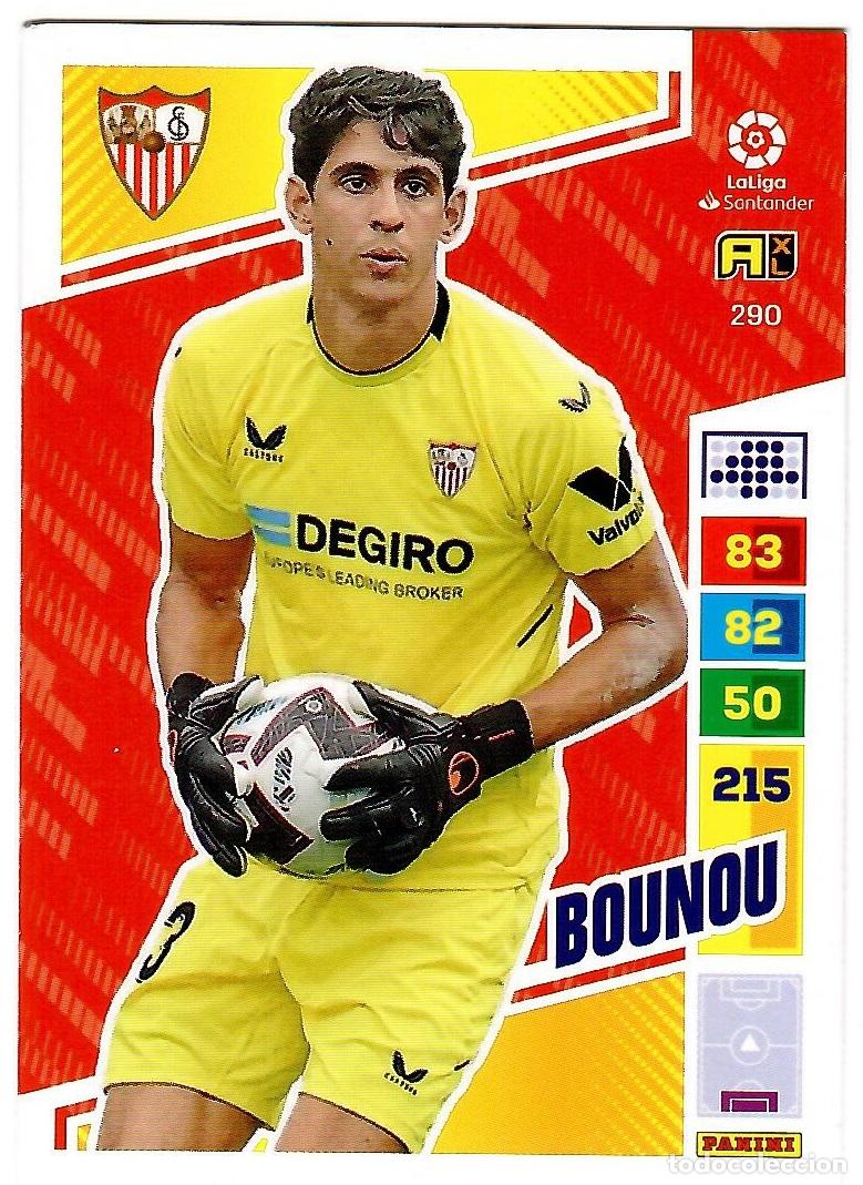 Cartes &agrave; collectionner de Football: Bounou (Sevilla), n&ordm; 290: Cromo del album de futbol Adrenalyn 2022-23