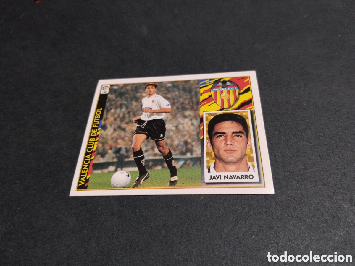 Cartes &agrave; collectionner de Football: Cromo futbol Valencia CF 97-98 Javi Navarro