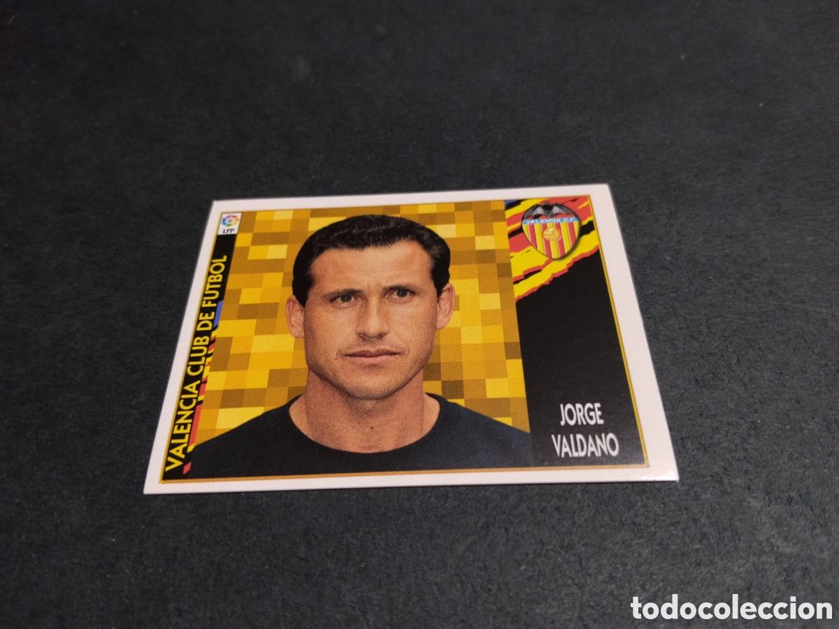 Cromos de f&uacute;tbol: Cromo futbol Valencia CF 97-98 Valdano