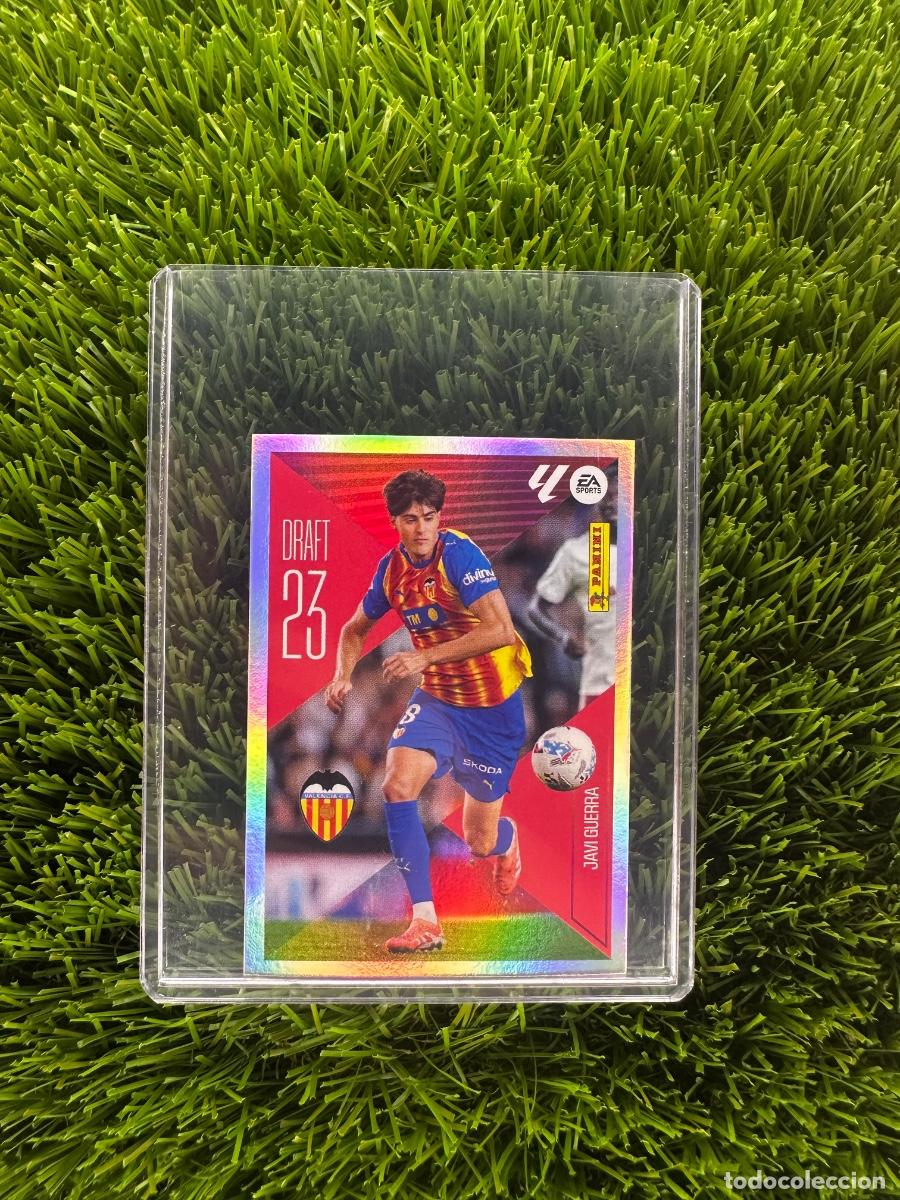 Cromos de f&uacute;tbol: N&ordm; 12 Javi Guerra Draft 23 Valencia CF Liga Este 26 27