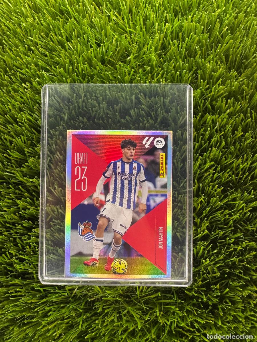 Cromos de f&uacute;tbol: N&ordm; 13 Jon Mart&iacute;n Draft 23 Real Sociedad Liga Este 26 27