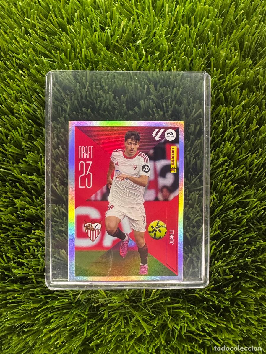 Cromos de f&uacute;tbol: N&ordm; 14 Juanlu Draft 23 Sevilla FC Liga Este 26 27