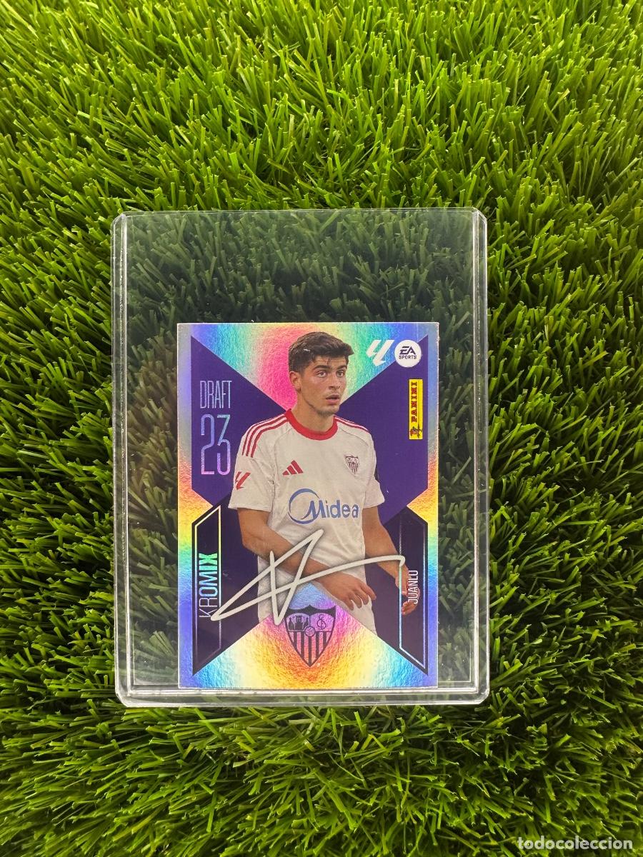 Cromos de f&uacute;tbol: N&ordm; K14 Juanlu Draft 23 Kromix Sevilla FC Liga Este 26 27
