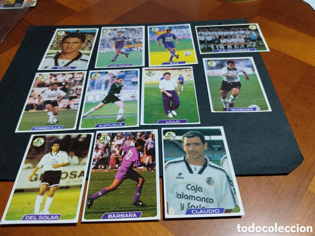 Cromos de f&uacute;tbol: Cromo futbol UD Salamanca 95-96