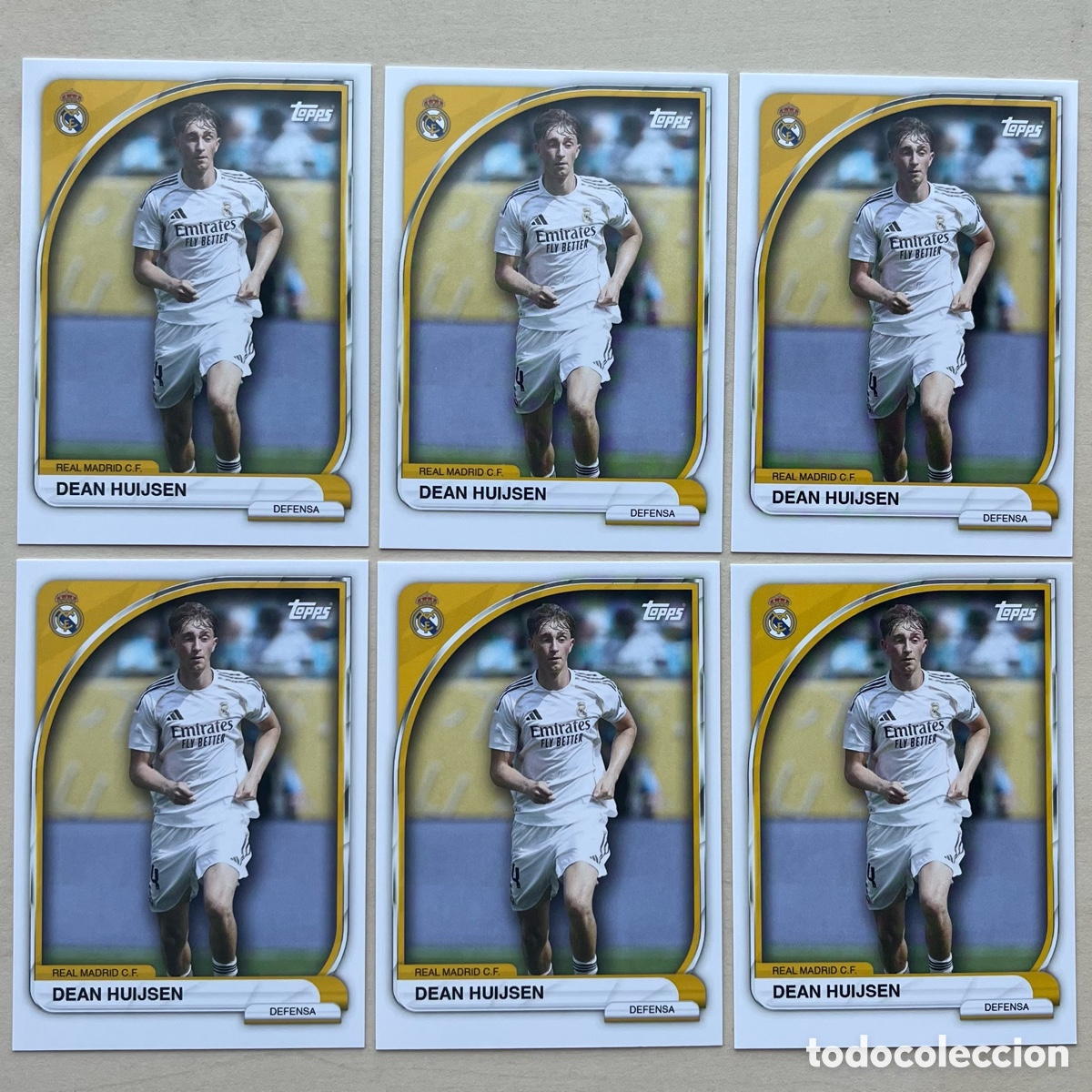 Cartes &agrave; collectionner de Football: Lote 6 Huijsen Real Madrid Tin 2025-26