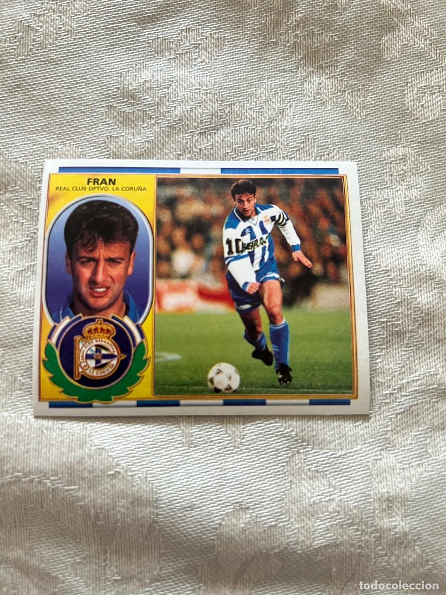 Cromos de f&uacute;tbol: FRAN DEPORTIVO LA CORU&Ntilde;A SIN PEGAR EDICIONES ESTE 1996-97