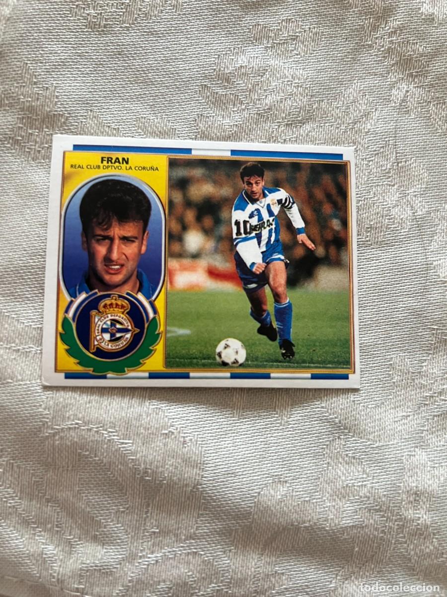 Cromos de f&uacute;tbol: FRAN DEPORTIVO LA CORU&Ntilde;A SIN PEGAR EDICIONES ESTE 1996-97