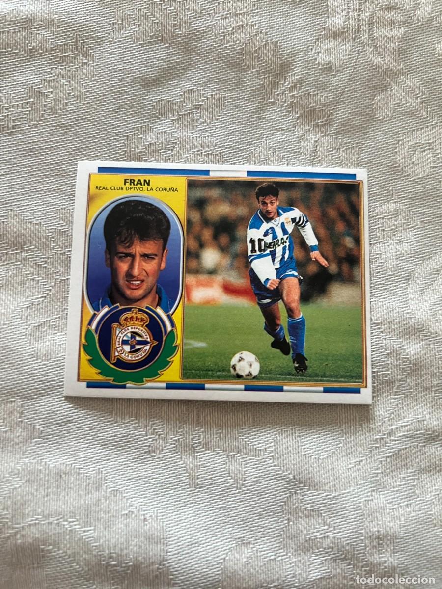 Cromos de f&uacute;tbol: FRAN DEPORTIVO LA CORU&Ntilde;A SIN PEGAR EDICIONES ESTE 1996-97