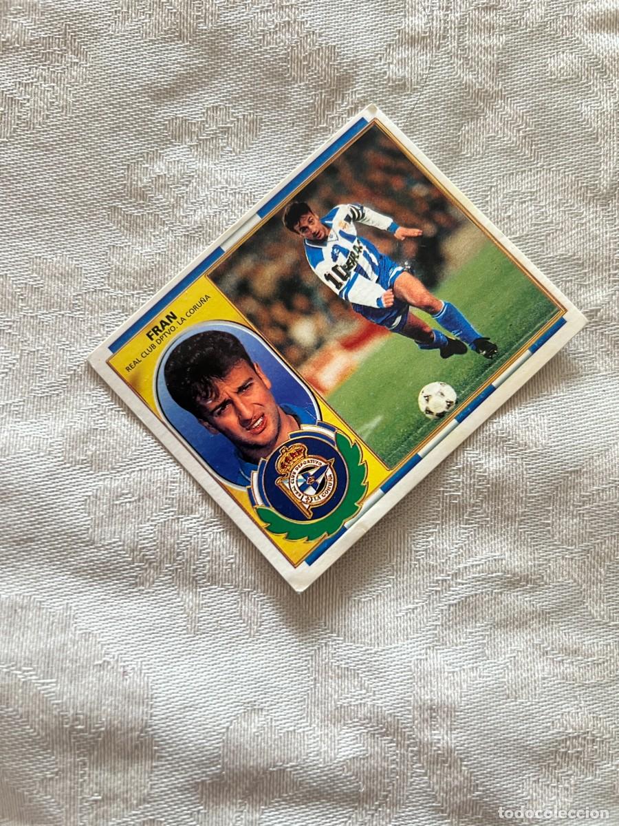 Cromos de f&uacute;tbol: FRAN DEPORTIVO LA CORU&Ntilde;A SIN PEGAR EDICIONES ESTE 1996-97