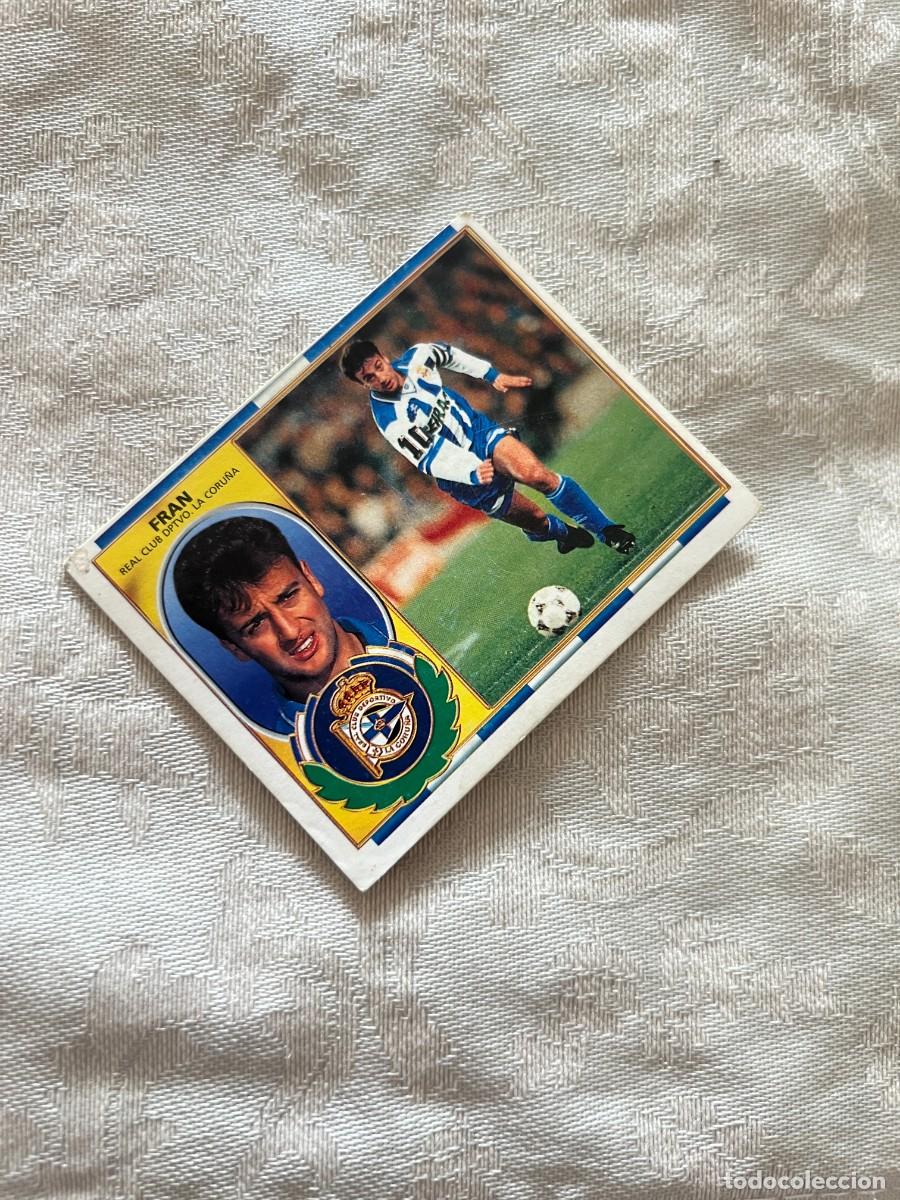 Cromos de f&uacute;tbol: FRAN DEPORTIVO LA CORU&Ntilde;A SIN PEGAR EDICIONES ESTE 1996-97