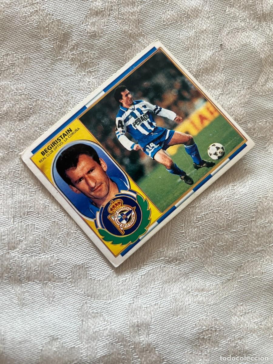 Cromos de f&uacute;tbol: BEGUIRISTAIN DEPORTIVO LA CORU&Ntilde;A SIN PEGAR EDICIONES ESTE 1996-97