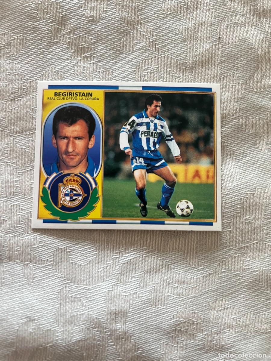 Cromos de f&uacute;tbol: BEGUIRISTAIN DEPORTIVO LA CORU&Ntilde;A SIN PEGAR EDICIONES ESTE 1996-97