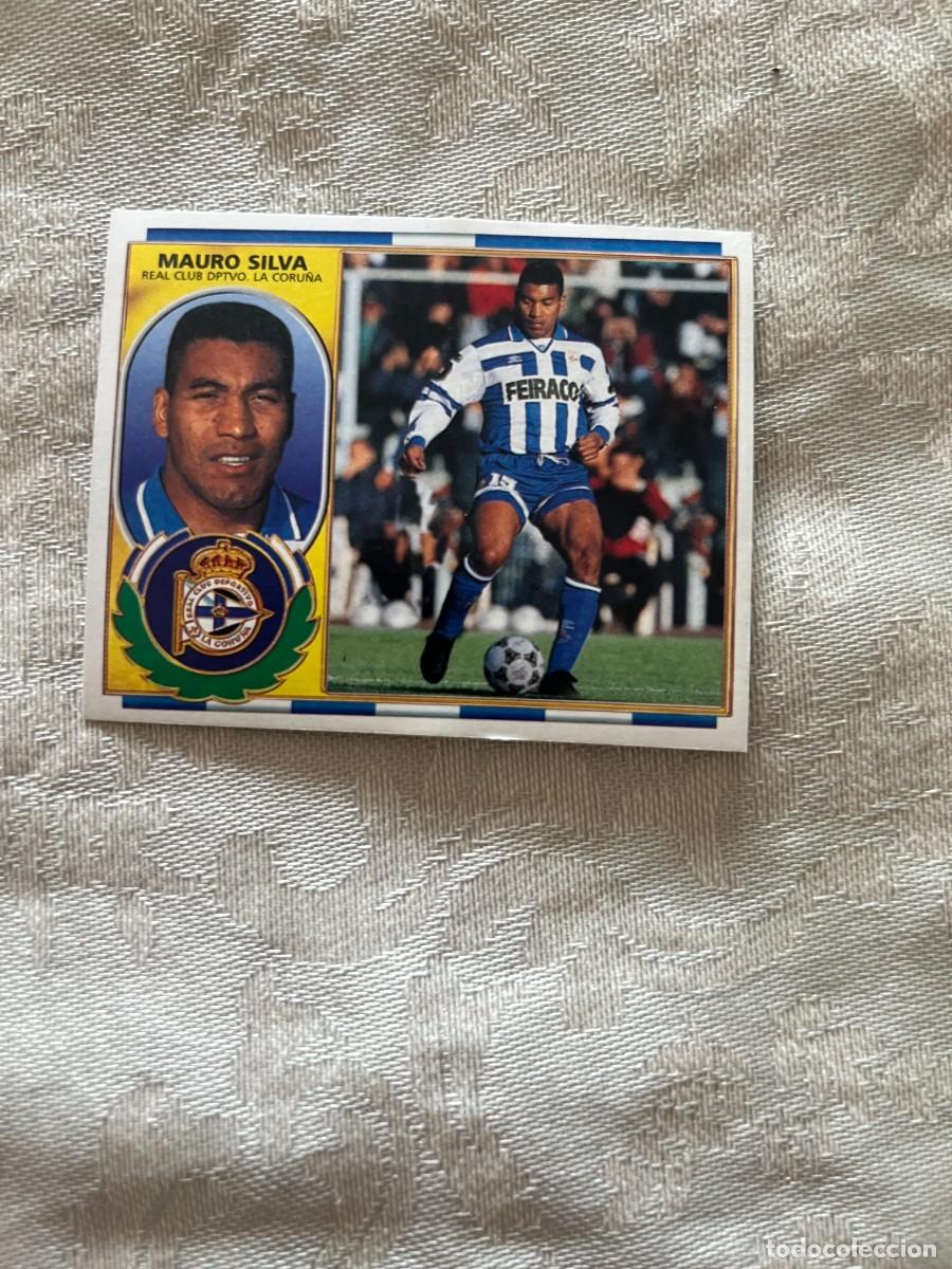 Cromos de f&uacute;tbol: MAURO SILVA DEPORTIVO LA CORU&Ntilde;A SIN PEGAR EDICIONES ESTE 1996-97