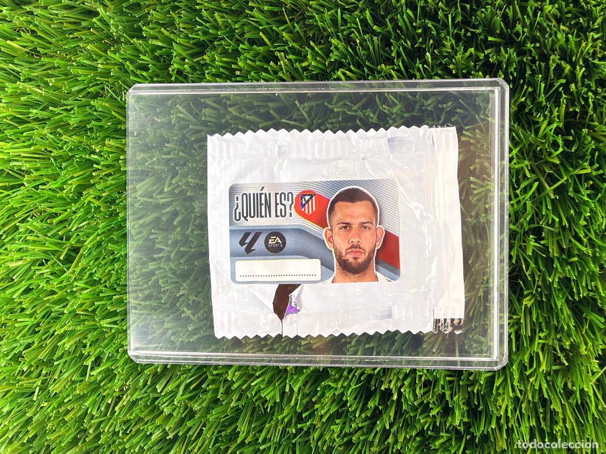 Cromos de f&uacute;tbol: &iquest;Qui&eacute;n es? Atl&eacute;tico de Madrid Chicles Liga 26 27